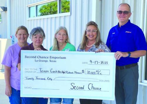 Second Chance Donates to TCHCC
