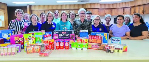The Catholic Daughters of America Court Annunciation No. 1962 recently held a collection for a variety of snacks for the benefit of Presley’s Pantry.