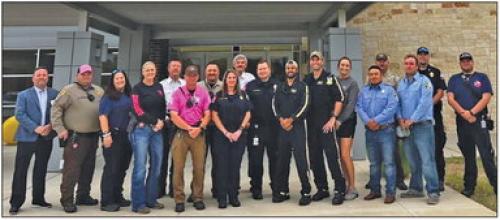 First Responders Day at La Grange Elementary was held on Oct. 4 as various first responders greeted La Grange elementary students as they were dropped off Tuesday. A medical helicopter crew even landed on campus for the event.