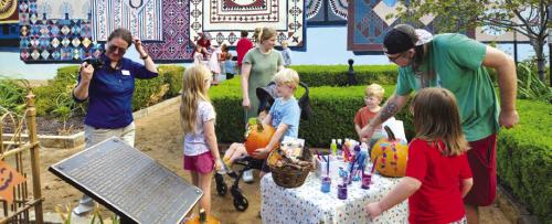 Kids enjoy the Texas Quilt Museum third annual Punkin’ Party.