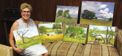 Artist Inspired by Fayette Co. Landscapes