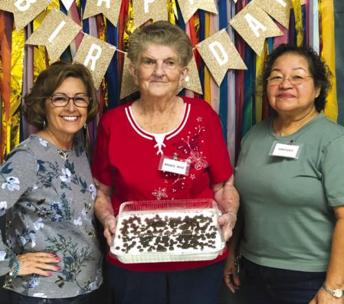 Martha Beckmann, Annie May Ripper, and Amparo Salina’s were birthday celebrants of the month.