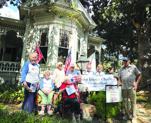 Pictured front: Nancy and Bob Stiles; back from the left: Judy Zachmeyer, Glen and Nelma Strey, Connie Dittrick, Marti Herring, Donna Pustejovsky, Stephanie and Rick Mattix, and Dave Zachmeyer.