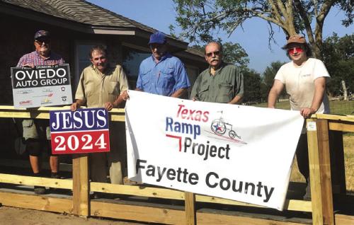 Ramp Project Builds in Cistern