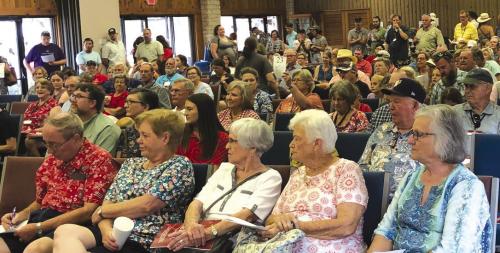 Camp Lone Star had a good crowd Sunday at their annual BBQ meal and fundraising auction.