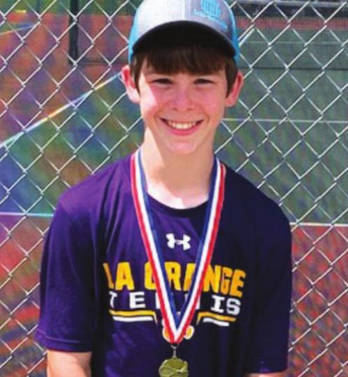Cordale Knapik 1st Place A Boys Singles.