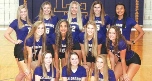 The La Grange girls, left, and the Flatonia girls, right, are both set to begin the playoffs this week, along with Schulenburg. Fayetteville and Round Top-Carmine join the postseason party next week.