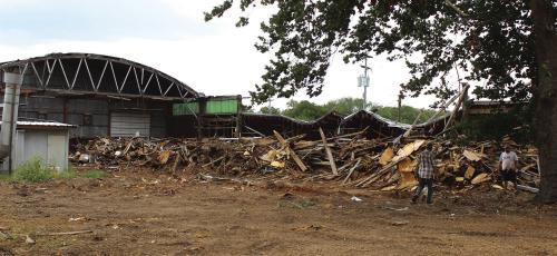 Encore Cabinet  Building Being  Demolished