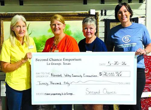 Second Chance Donates to Senior Connections