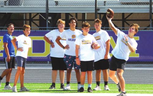 Leps Host Youth Football Camp