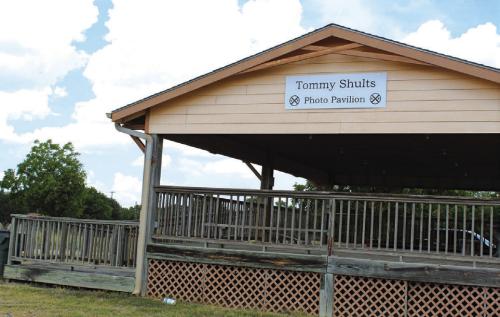 The Tommy Shults Photo Pavilion in Flatonia.