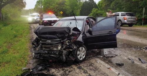 Wreck on Highway 159