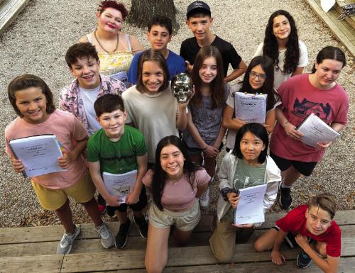 The second session of Camp Shakespeare kiddos.
