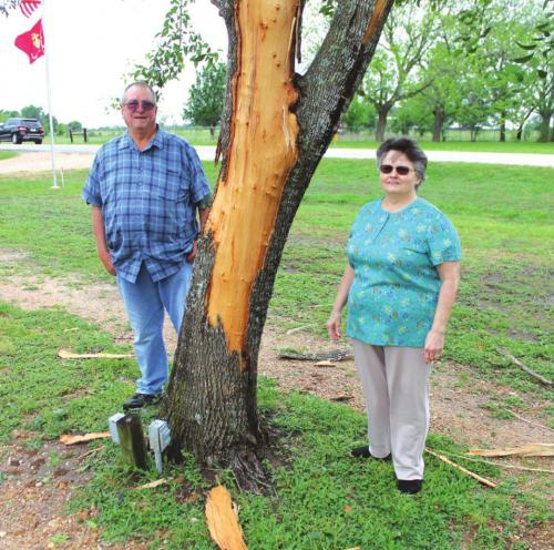 Lightning, Rain Pounds Fayette County