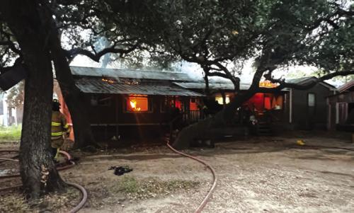 House Fire Outside LG