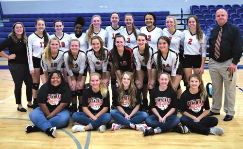 Schulenburg Lady Horn Volleyball Team members include: Team members include: Claire Antosh, Madison Brooks, Jessalyn Gipson, Julie Guentert, Mackenzie Kunschick, Kloe Kutac, Regan Lux, Meredith Magliolo, Morgan Marburger, Megan Ohnheiser, Erica Otto, Tamara Otto, Airyanna Rodriguez, Jordan Sommer, and Lily Toro.