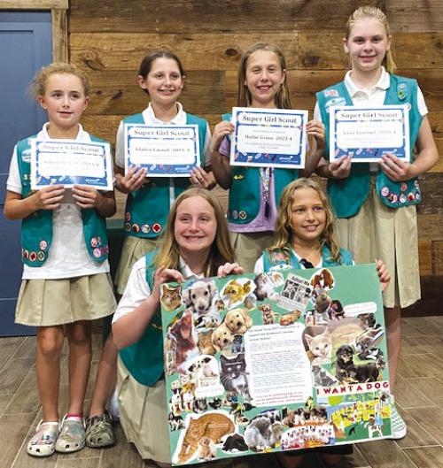 Girl Scouts Recognized