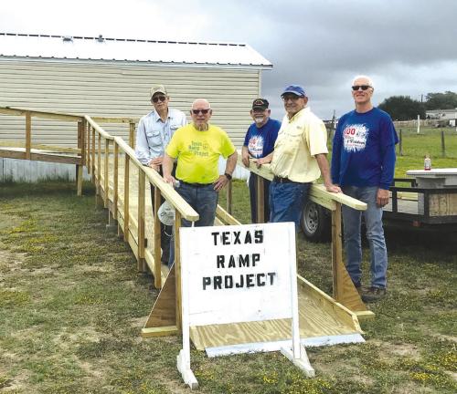On Thursday, Nov. 3 the Texas Ramp Project volunteers built this 56foot ramp on South St. in Schulenburg.