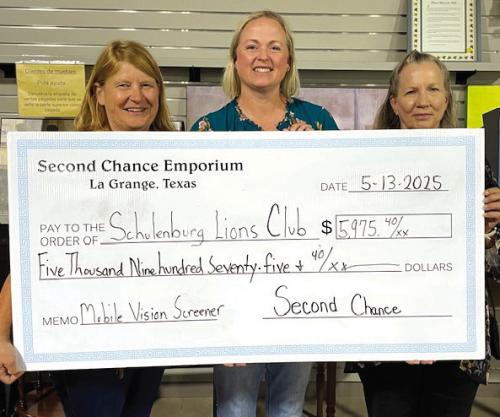Second Chance Donates to Local Non-Profi t Organizations