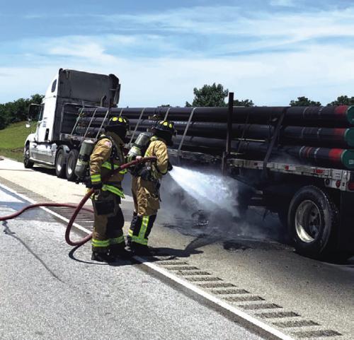 Highway Blazes Keep Local Firefighters Busy
