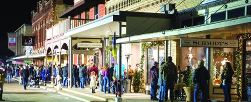 The streets of the downtown square La Grange will be packed with thousands of folks an the annual Schmeckenfest like here in this file photo from a previous fest.