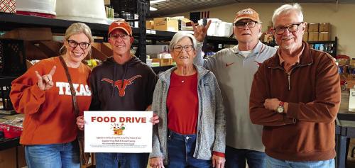 Fayette County Texas Exes Donate Over 400 Pounds of Food to The AMEN Pantry