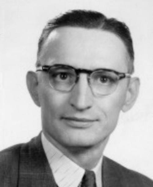 Amos Pavlik of La Grange was elected as the first president to serve as a full-time officer of the KJT at the XXXI General Convention at the Shamrock-Hilton Hotel in Houston. Mr. Pavlik had worked with the state KJT since 1938 when he was elected assistant secretary and, in 1941, state secretary, a post he still held at the time of his promotion