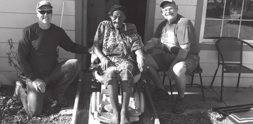 Ramp Project Volunteers Build on N. Jefferson
