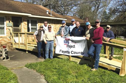 On March 6, Fayette County Texas Ramp Project volunteers built this 30 ft. ramp on N. Jefferson St. in La Grange.