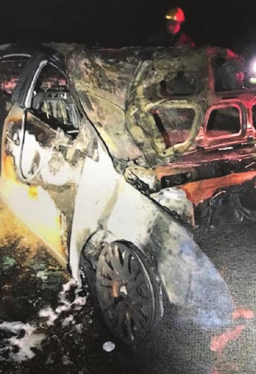 Car Fire in Ellinger