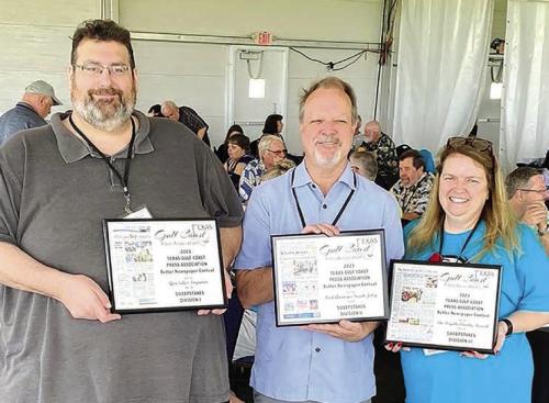 Record Crowned Top Semi-Weekly By Texas Gulf Coast Press Assoc.