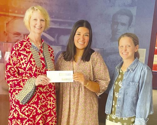 Pictured from left: Sandra Borne, ARTS Executive Director; Melanie Ramirez, SFF Program Director; Cheryl Pekar, SFF CEO.