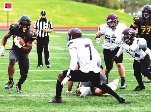 Flatonia High School graduate DaKory Willis in action last season with Texas Lutheran University.