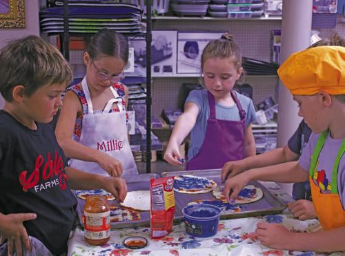 Patriotism Extends to Kids Cooking Class