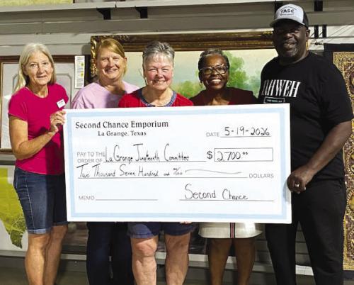 Second Chance Donates to Juneteenth