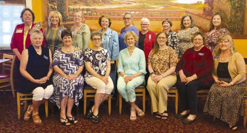 Bluebonnet Regents Council, (front, from left): Martie Herring, Adrienne Danke, Lois Wink, Randa Simmons, Katy Sheffield, Marilyn Wade, Jana Semler, (back) Cathleen Tutt, Jackie Head, Kim Joost, Molly Smith, Michelle Kee, Pamela Burke, Paula Burns, Stephanie Kinghorn, Ellen Swepston, and Sherry Hebert (not pictured).