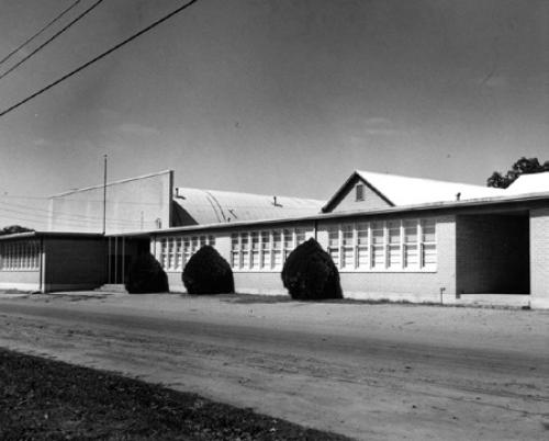 Warren O. Albrecht’s photograph of the Randolph School building in the late 1960s. Courtesy of Fayette Heritage Museum &amp; Archives
