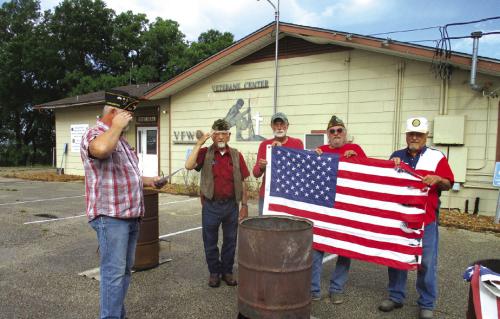 Flag Retirement Ceremony Held