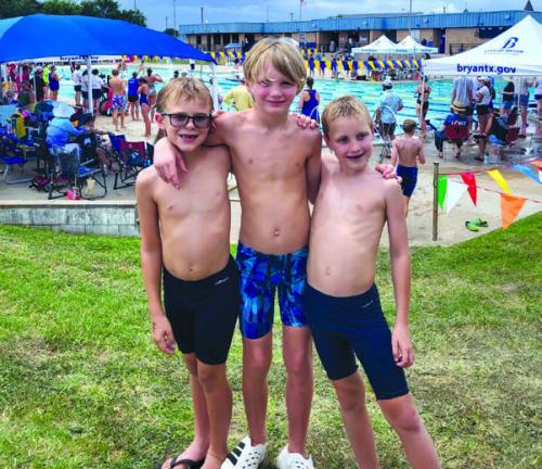 Steven Herzik, Finlay Prichard-Jones and Levi Morgan.