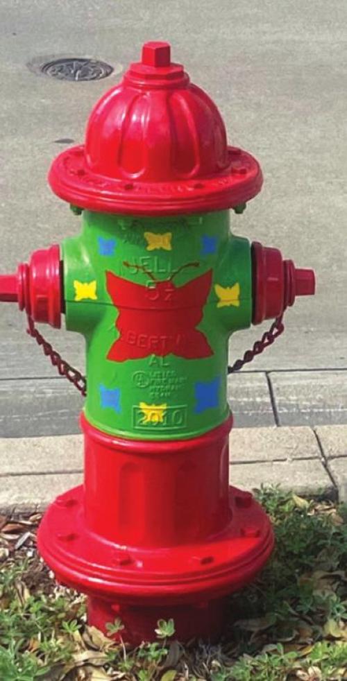 La Grange’s Fire Hydrant Painting Beautification Project Going Strong