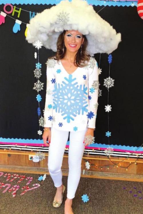 Taylor Gunn as a “Snow Cloud”