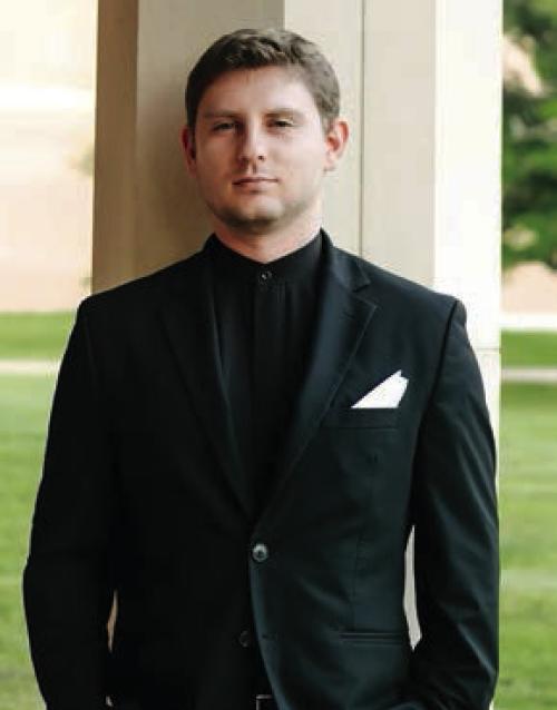 Fayetteville native, Master of Music graduate of Rice University Miles Gillette-Bockhorn. Gillette-Bockhorn serves as founder and artistic director of the Colorado Valley Chamber Players. He is also a virtuosic pianist and serves as organist at First Presbyterian and St. James’ Episcopal churches in La Grange.