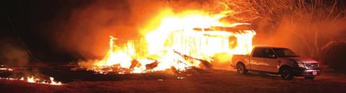 Fire Burns Home in Ammannsville