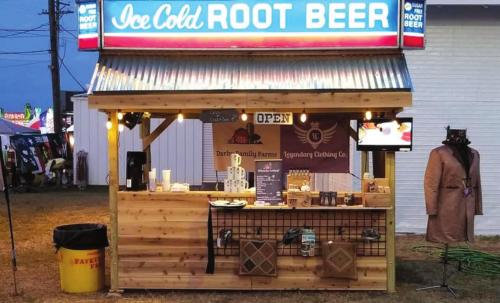 The Darby Family Farm booth at the Fayette County Record has grown over the years from a 10x10 booth to a now 26x10 booth to accommodate the huge demand of their famous root beer floats.