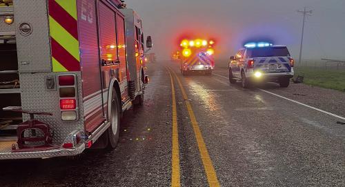 A 36-year-old driver from Flatonia died in a wreck on SH 95 Monday morning. Officials withheld the driver’s name pending notification of next of kin.
