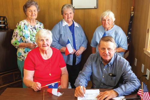 Ellinger Mayor, KJZT Proclaim Flag Day