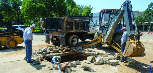 Water Main Bursts in LG