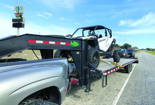 Traffic Stop Leads To Stolen Polaris RZR