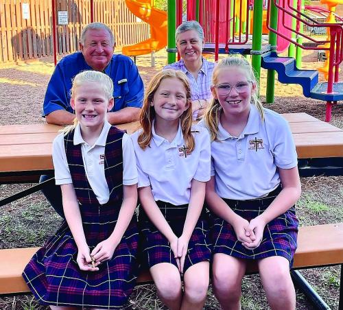 Picnic Tables Donated to St. Rose of Lima
