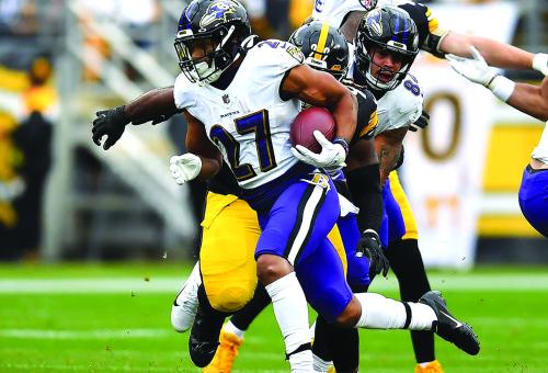 Dobbins Makes a Big Return to the Field Sunday